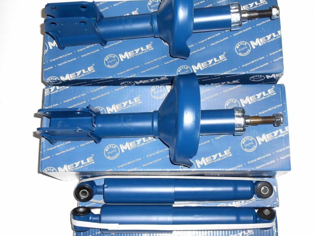4x tlmiče plynové Meyle predná + zadná náprava RENAULT KANGOO