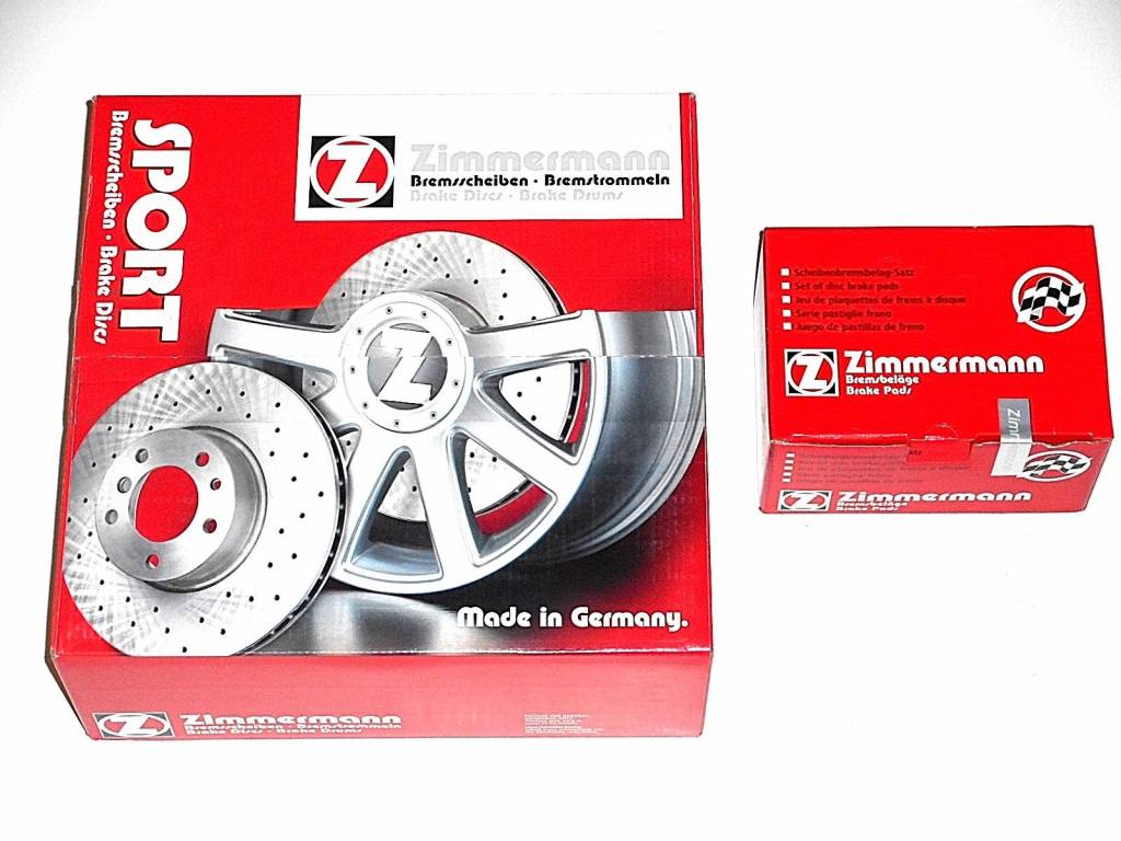 Brzdové kotúče + platničky predné ZIMMERMANN FORD FOCUS I