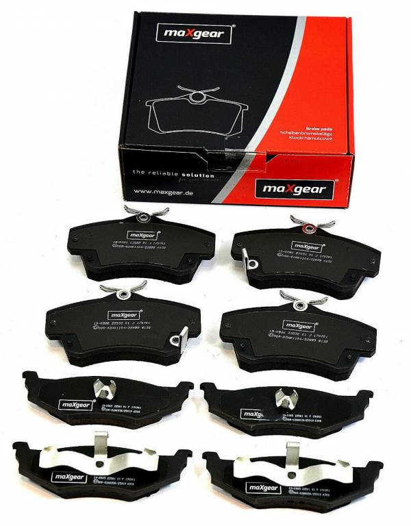 Brzdové platničky predné + zadné Maxgear CHRYSLER PT CRUISER