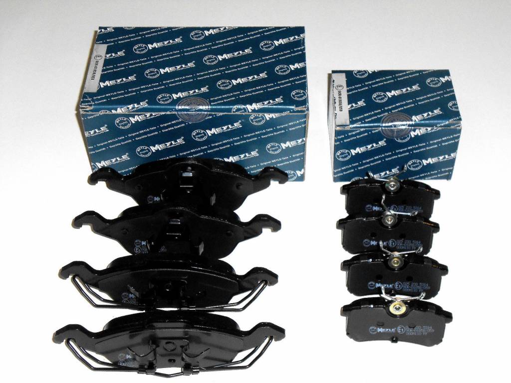 Brzdové platničky predné + zadné Meyle FORD FOCUS