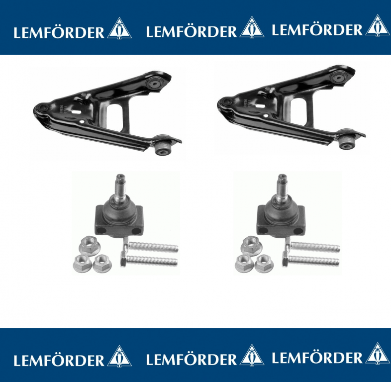 Sada ramien predná náprava 4-dielná LEMFÖRDER SMART CABRIO CITY COUPE FORTWO