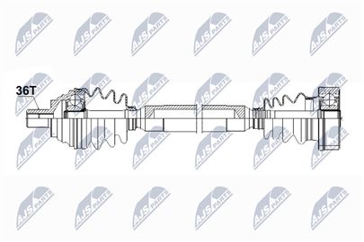 Hnací hriadeľ, poloos pravá VW, Skoda, Seat, Audi