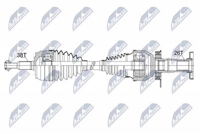 Hnací hriadeľ, poloos pravá VW T5 2.5TDI 03-09