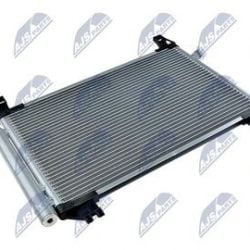 Kondenzátor, chladič klimatizácie TOYOTA YARIS (#P90) (05-) 1.4 D4D, YARIS (#P130) (10-) 1.4 D4D