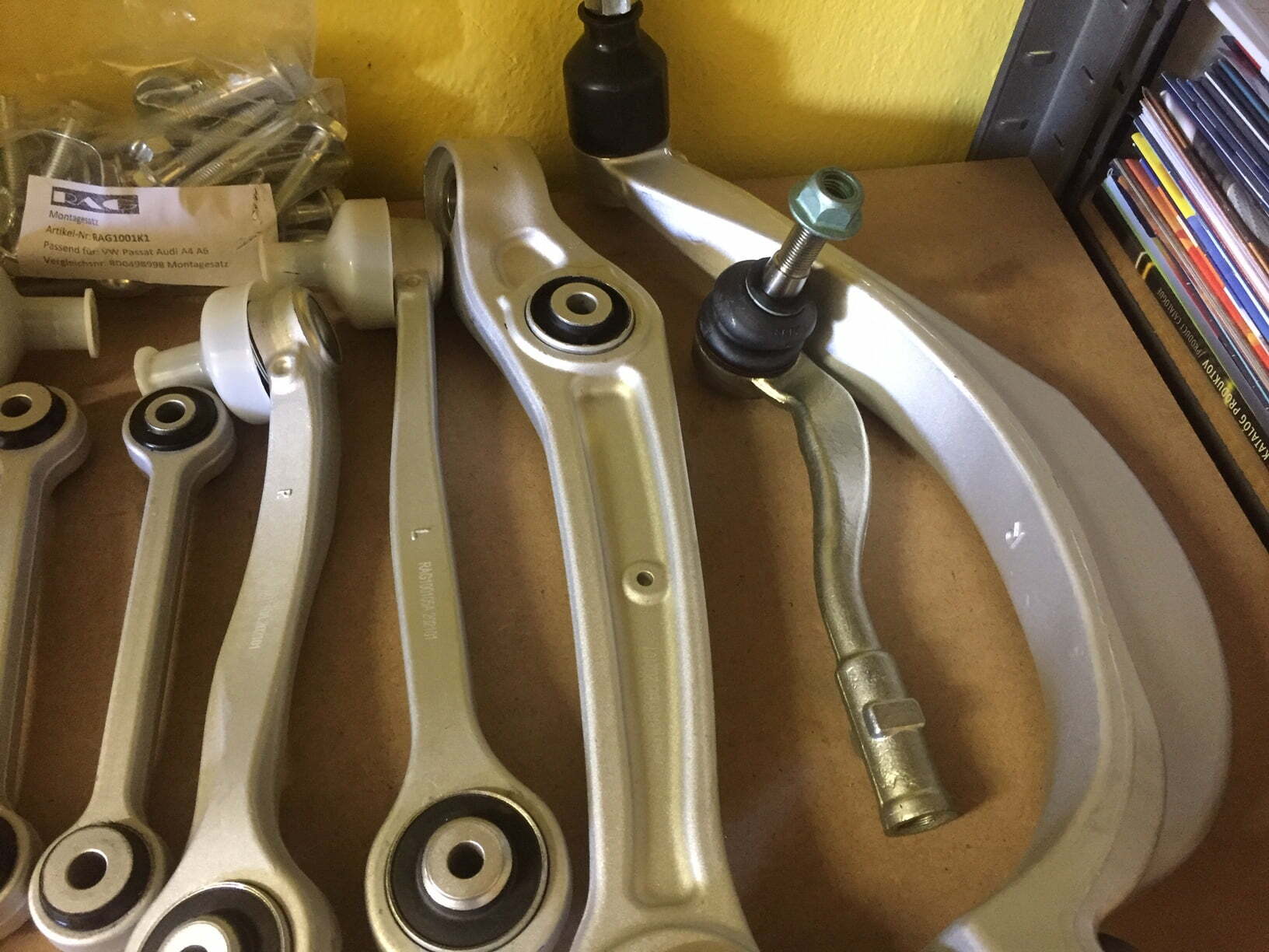 Veľká sada ramien predná náprava Audi A8 4H od r.v. 2010