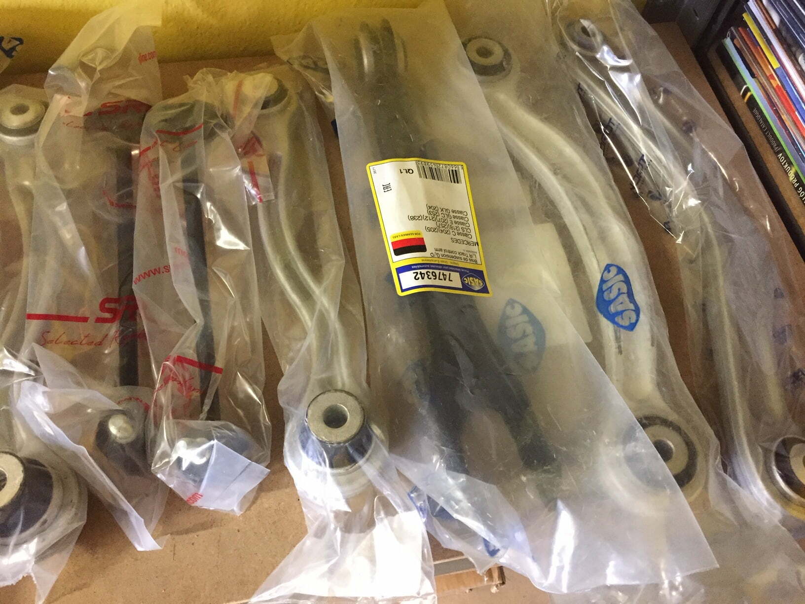 Veľká sada ramien zadná náprava Mercedes E-klasse W212, S212, C207 coupe, A207 cabriolet