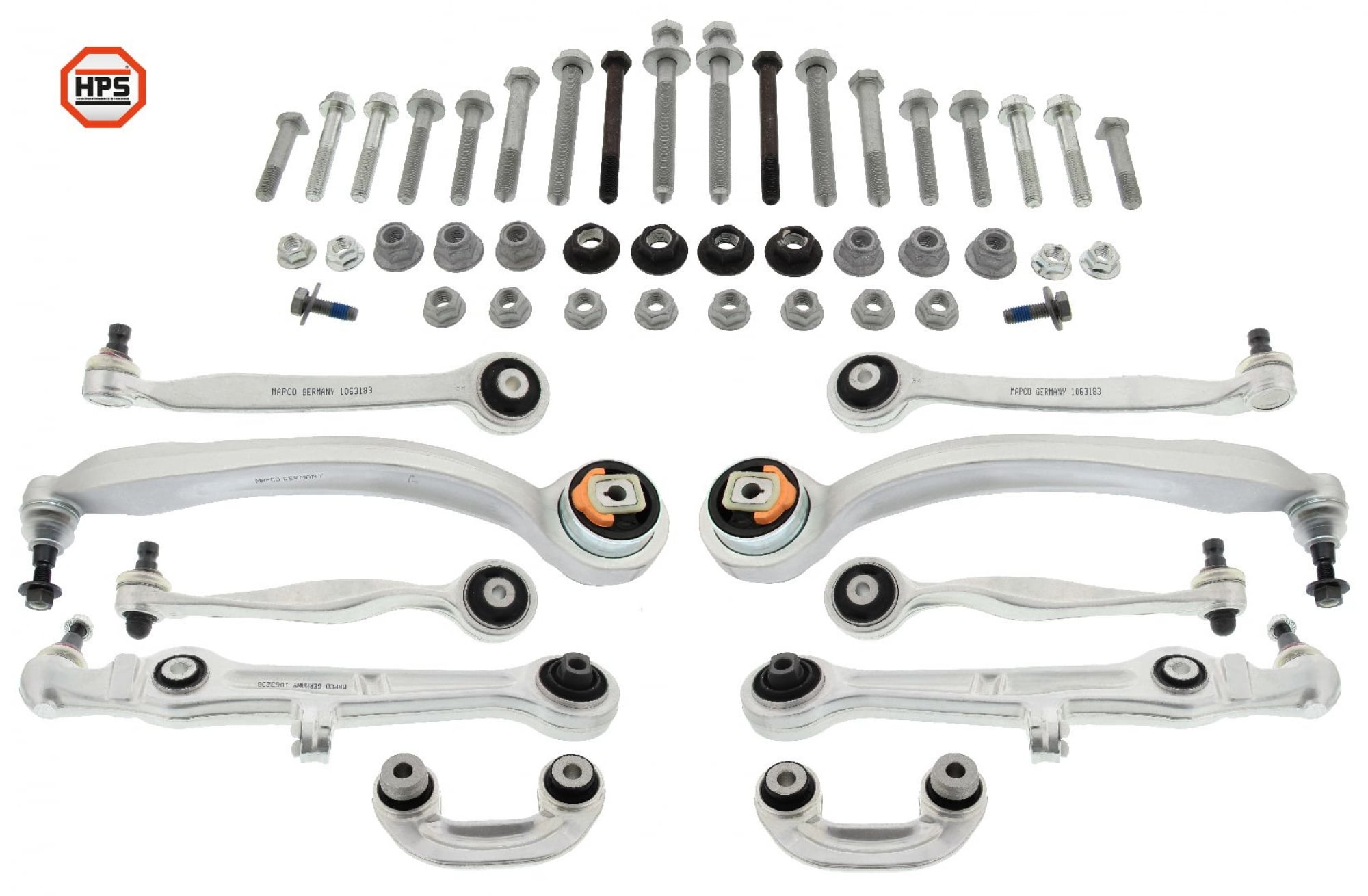 Sada ramien predná 10 dielná HD zosilnená Audi A4 (8E2, 8E5, 8EC, 8ED, 8H7)