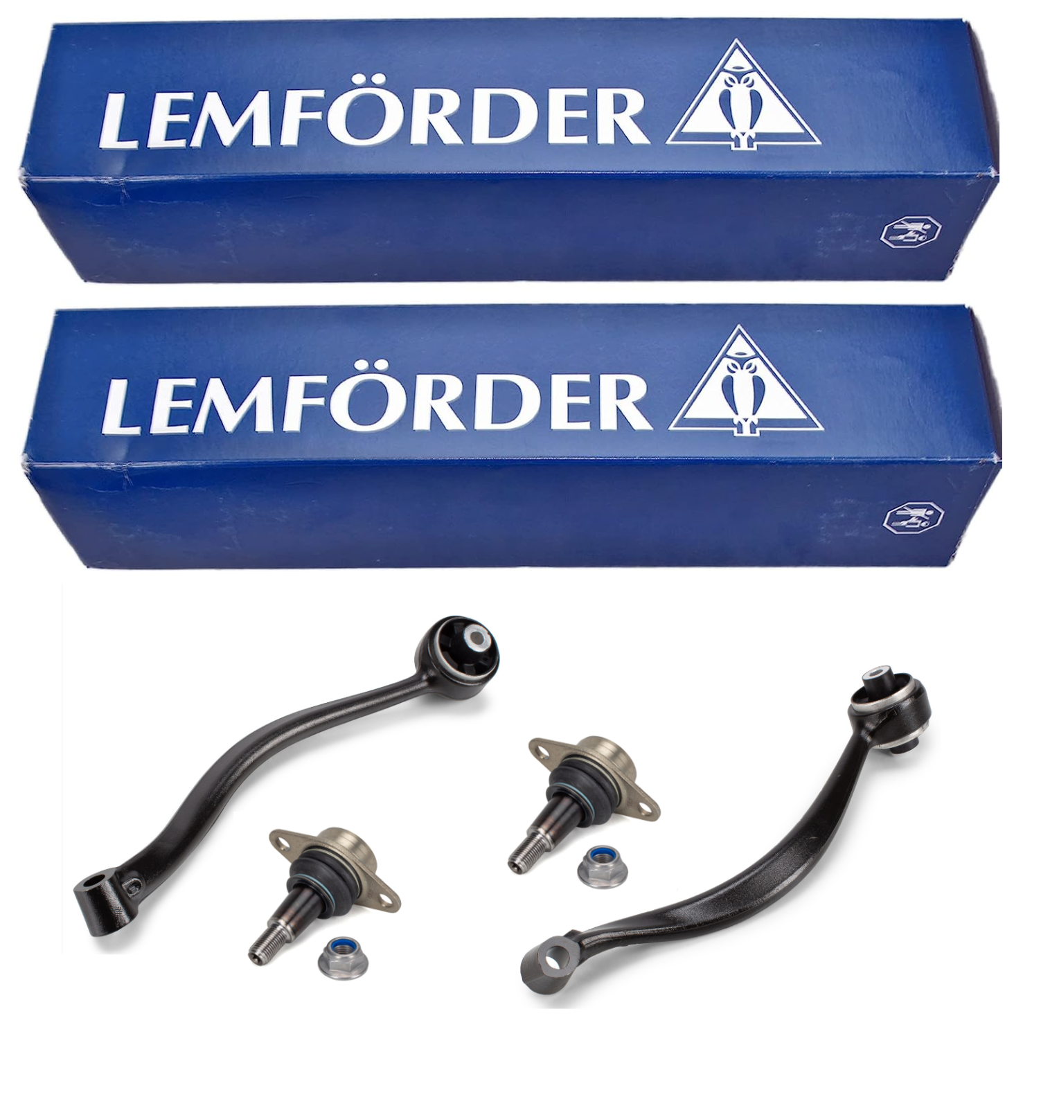 2x rameno + 2x zvislý nosný čap LEMFÖRDER predná náprava BMW X3 F25, X4 F26
