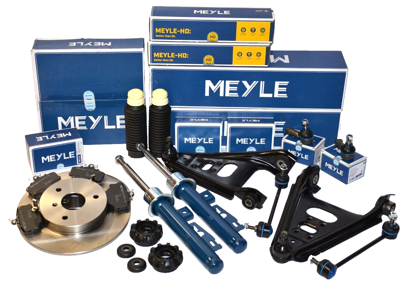 Opravná sada ramien, tlmičov, brźd Meyle SMART FORTWO 451 COUPE CABRIO