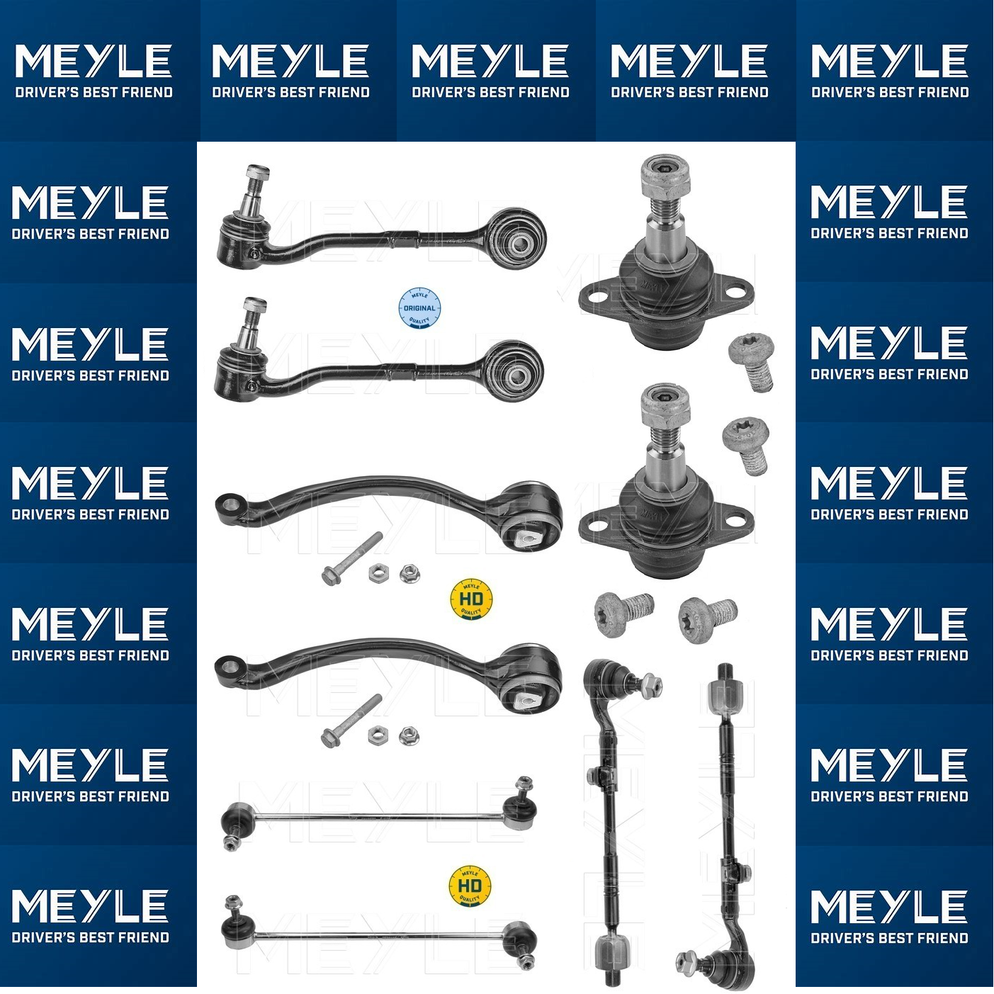 Sada ramien predná 10-dielná Meyle BMW 3er E90 E91 E92 ALLRAD