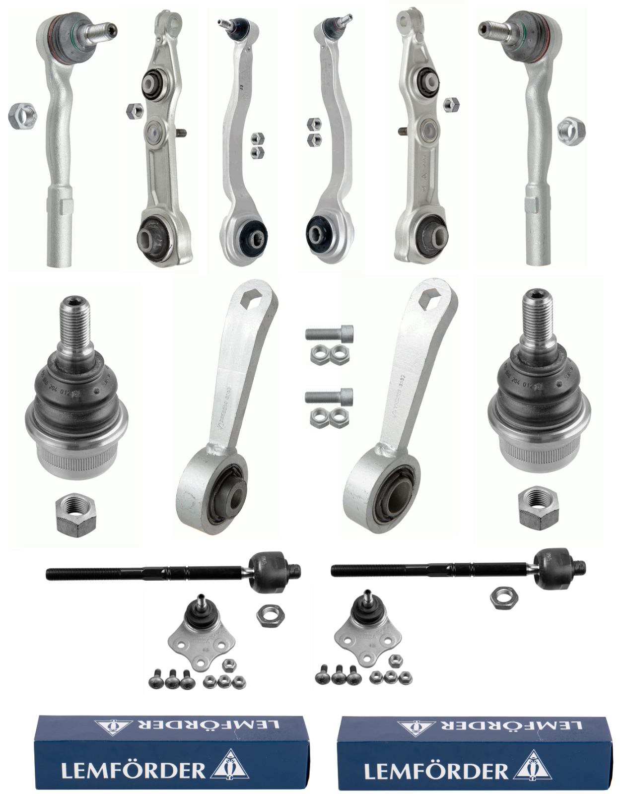 Sada ramien predná 14-dielná Lemförder MERCEDES E-KLASSE W211, S211