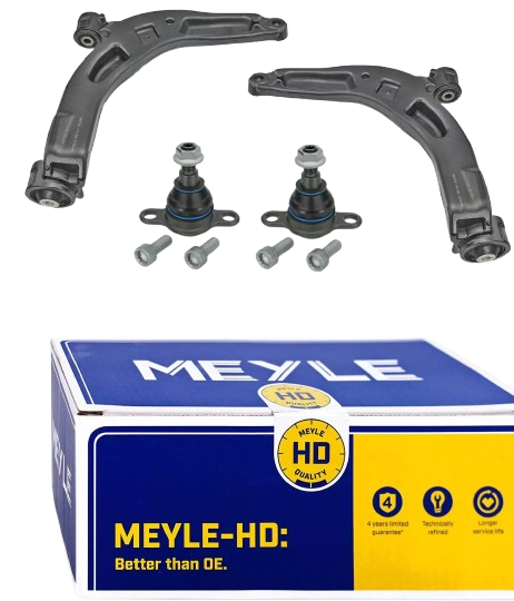 2x Rameno + 2x zvislý nosný čap predná náprava MEYLE HD VW T6