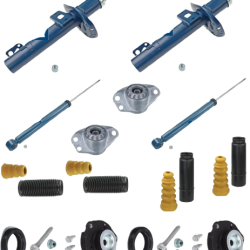 Sada tlmičov Sada tlmičov, uloženia tlmiča, dorazov a prachoviek predná + zadná AUDI A2 8Z0