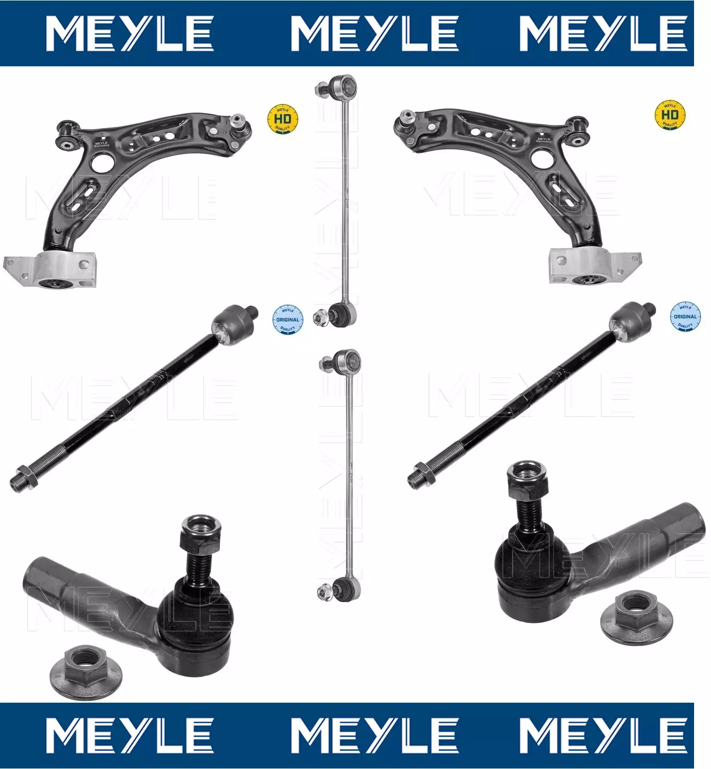 Veľká sada ramien predná náprava MEYLE HD VW GOLF V 5