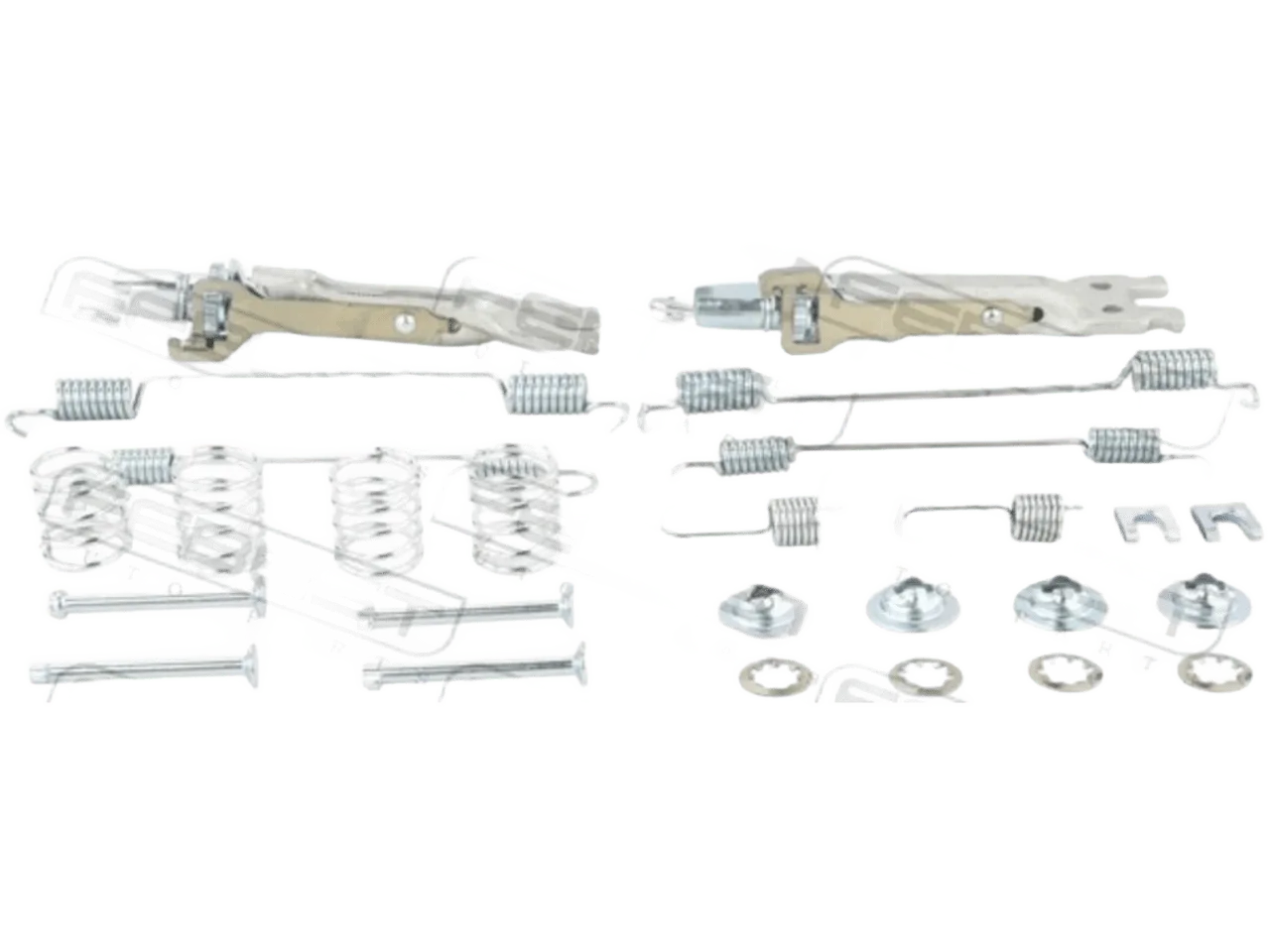 Sada príslušenstva čeľustí parkovacej brzdy Citroen, Peugeot, Nissan, Renault, Dacia